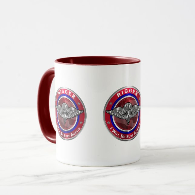 Parachute Rigger Mug (Front Left)