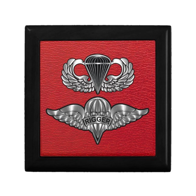 Parachute Rigger  Paratrooper Gift Box (Front)