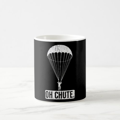 Parachute Skydiving Oh Chute Coffee Mug