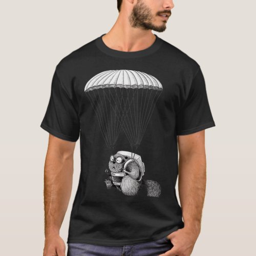 Parachuting Beaver 1 T_Shirt