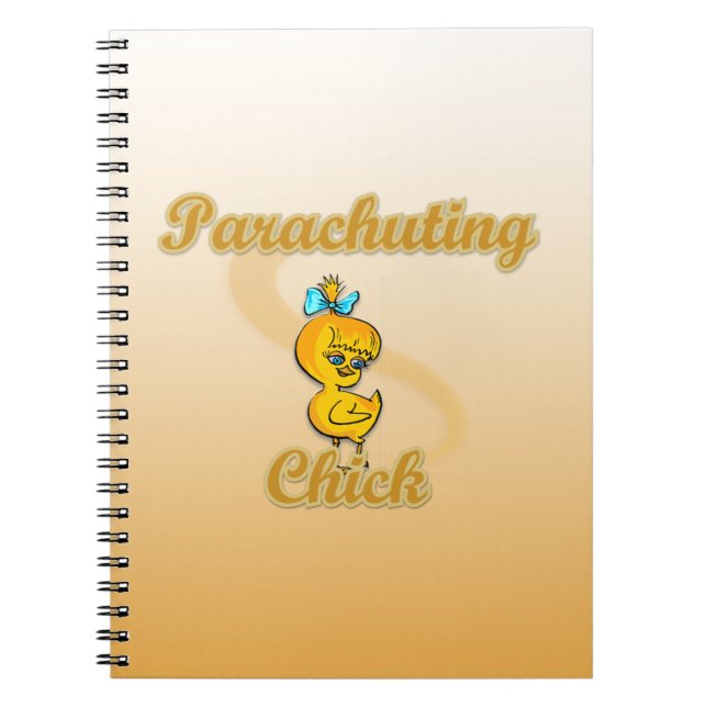 Parachuting Chick Notebook (Front)