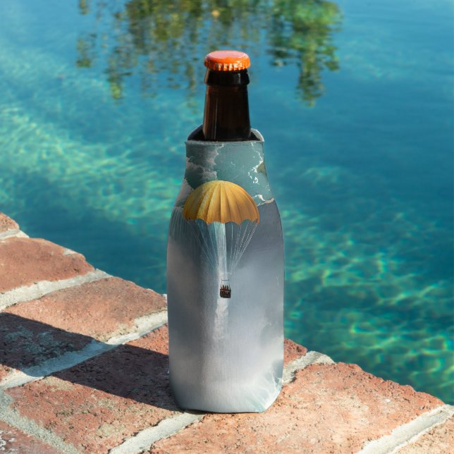 Parachuting Over Niagara Falls In A Basket, Bottle Cooler (In Situ Pool)