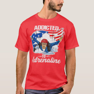 Parachuting Quote for a Patriotic Skydiver  T-Shirt