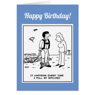 Parachutist's Trousers Fall Down. Cards