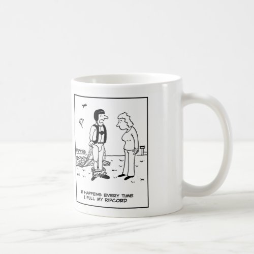 Parachutists Trousers Fall Down Coffee Mug