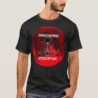 Parachutparachuting skydiving parachute skydiver 7 T-Shirt