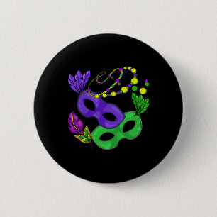 Parade Beads Carnival Masquerade Women Gift Mardi Button