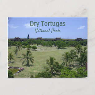 Parade Grounds, Fort Jefferson, Dry Tortugas Postcard