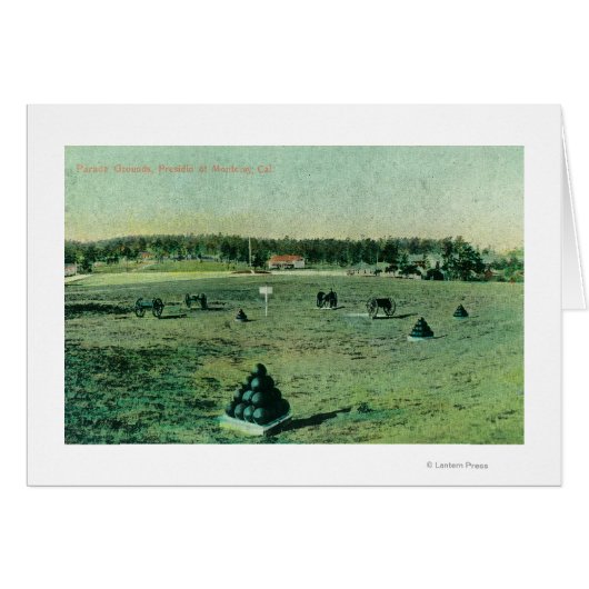 Parade Grounds View at the Presidio Cards (Front Horizontal)