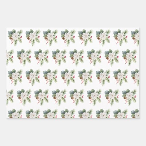 Parade of Poinsettias Wrapping Paper