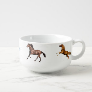 Parade of Pretty Ponies Soup Mug