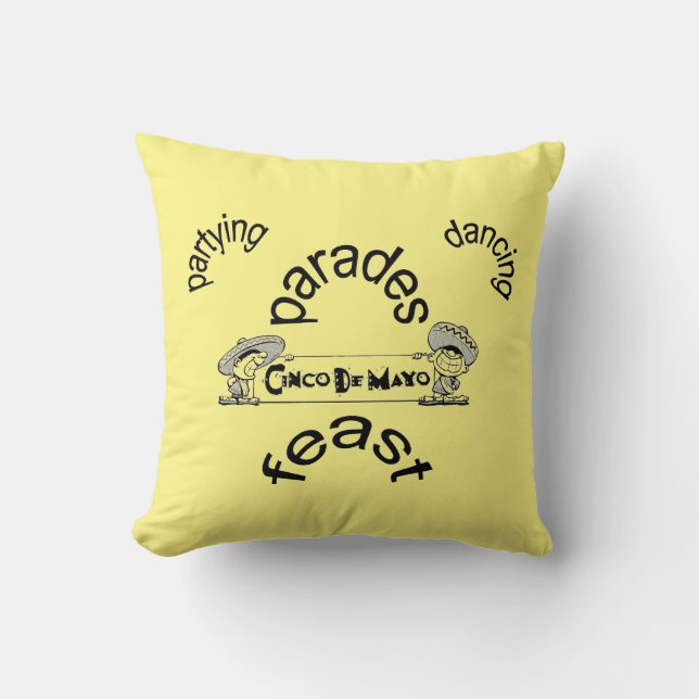 Parades- Throw Pillow (Front)