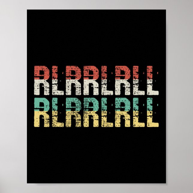 Paradiddle Drummer Gift Drumset Gift  Poster (Front)