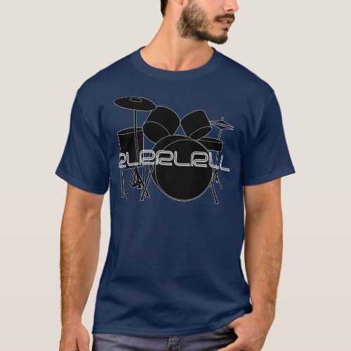 Paradiddle rhythm drummer design T_Shirt
