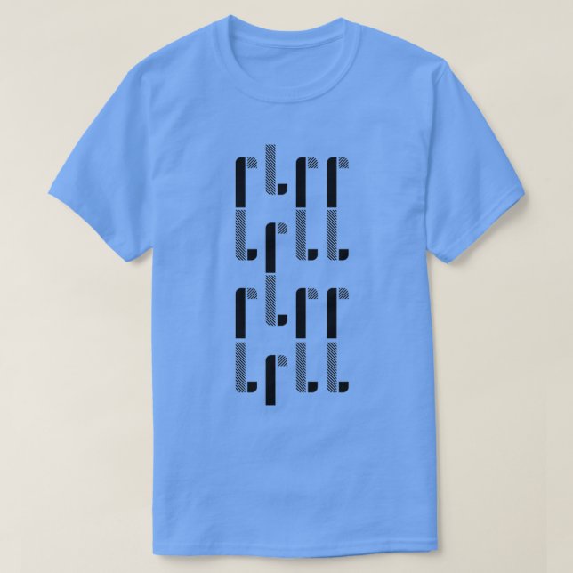 Paradiddle Shapes 02 RLRRLRLL  T-Shirt (Design Front)
