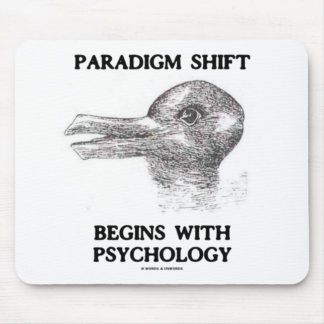 Paradigm Shift Begins With Psychology Mouse Pad (Front)