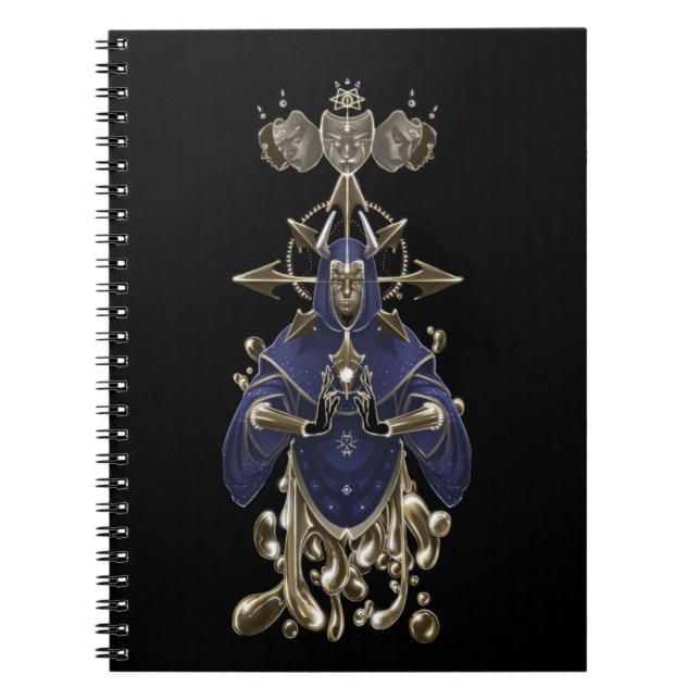 Paradigms (dark) Magick Diary Notebook (Front)