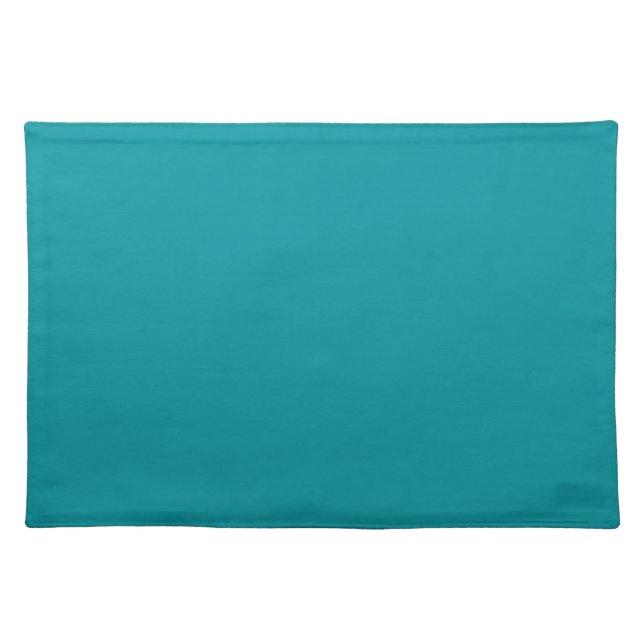 Paradingly Posh Teal Color Placemat (Front)