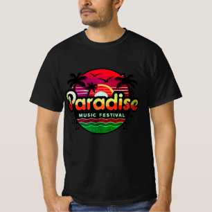 Paradise Beach Band: Tropical Vibes T-Shirt