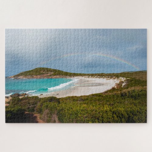 Paradise Beach Bay with Rainbow 1014 pieces Jigsaw Puzzle