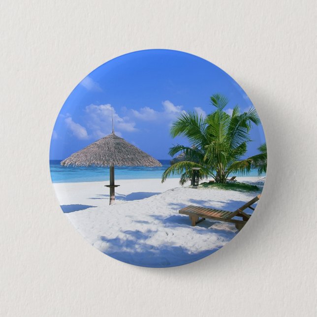 Paradise beach button (Front)