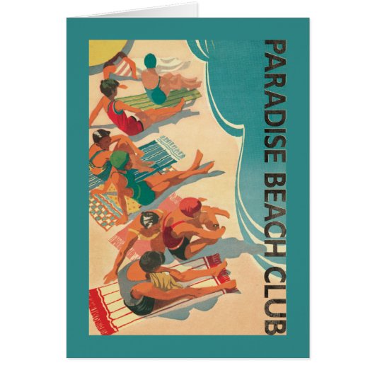 Paradise Beach Club Cards (Front)