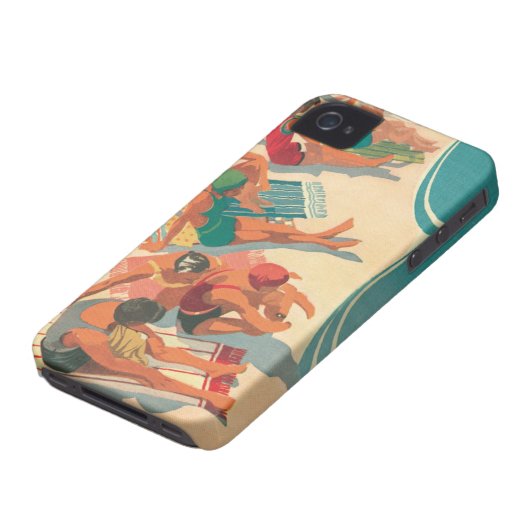 Paradise Beach Club Case-Mate iPhone Case (Bottom)