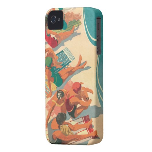 Paradise Beach Club Case-Mate iPhone Case (Back Left)