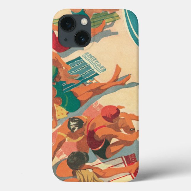Paradise Beach Club Case-Mate iPhone Case (Back)