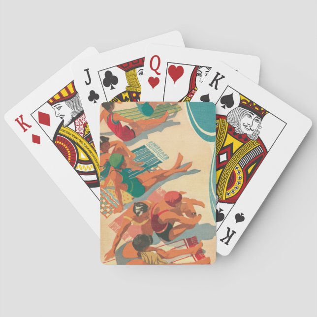 Paradise Beach Club Poker Cards (Back)