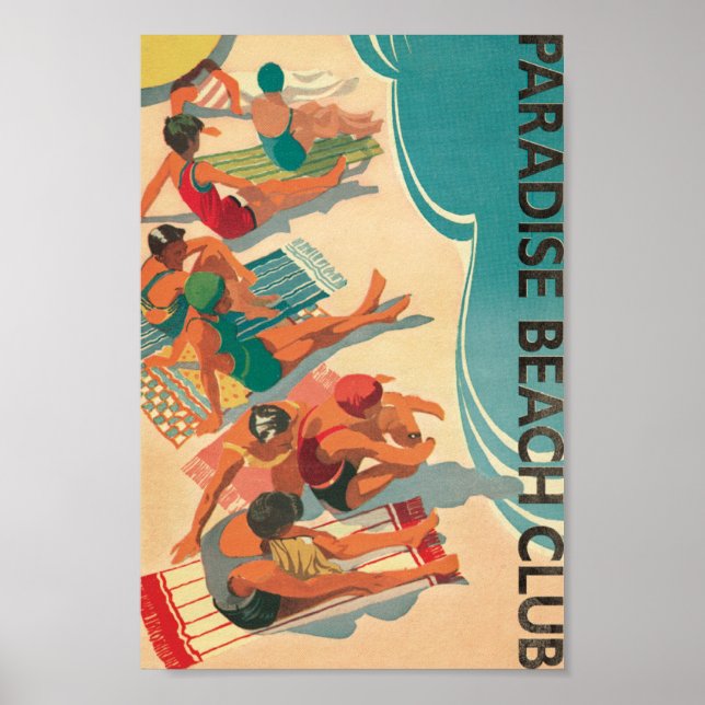 Paradise Beach Club Poster (Front)