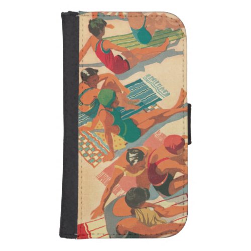 Paradise Beach Club Galaxy S4 Wallet Case