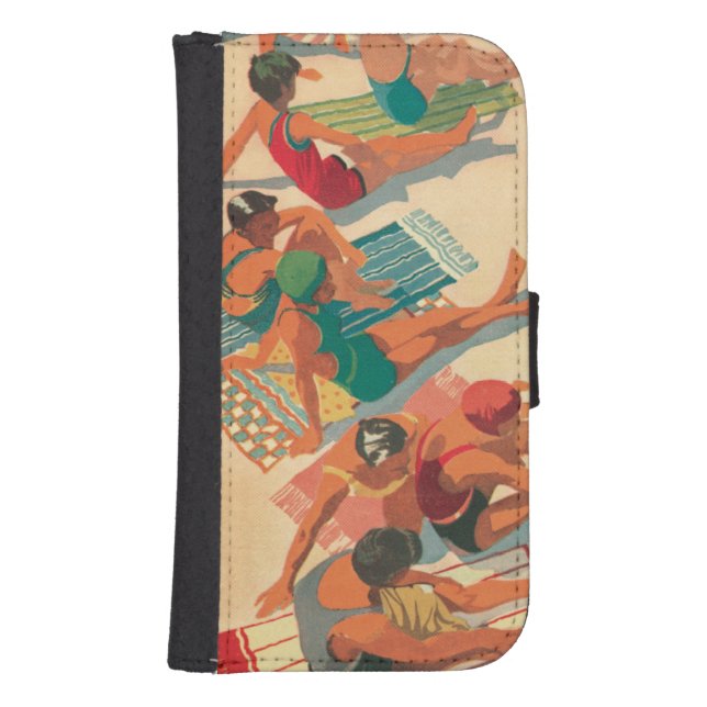 Paradise Beach Club Samsung Galaxy Wallet Case (Front)
