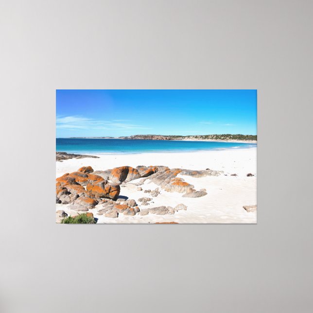 Paradise Beach in Australia Canvas Print (Front)