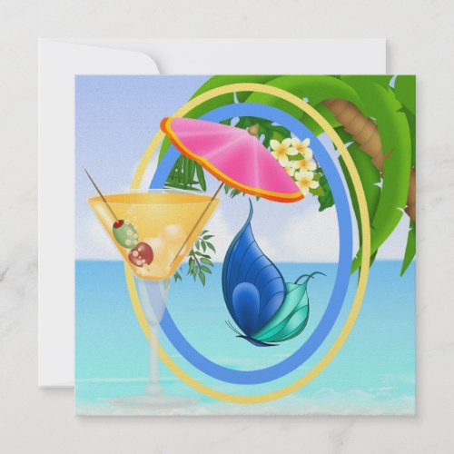 Paradise Beach Invitation