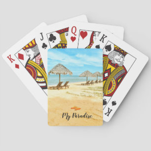 Paradise Beach Playing Cards