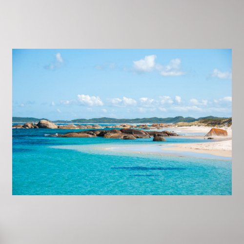 Paradise Beach Sea Greens Pool Bay Australia Poster