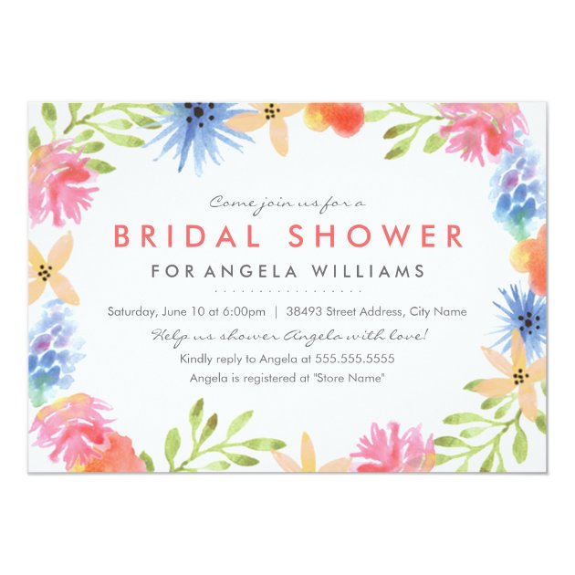 Paradise Bridal Shower Invite