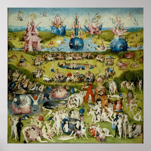 Paradise by Hieronymus Bosch  Poster