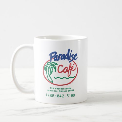 Paradise Cafe coffee mug