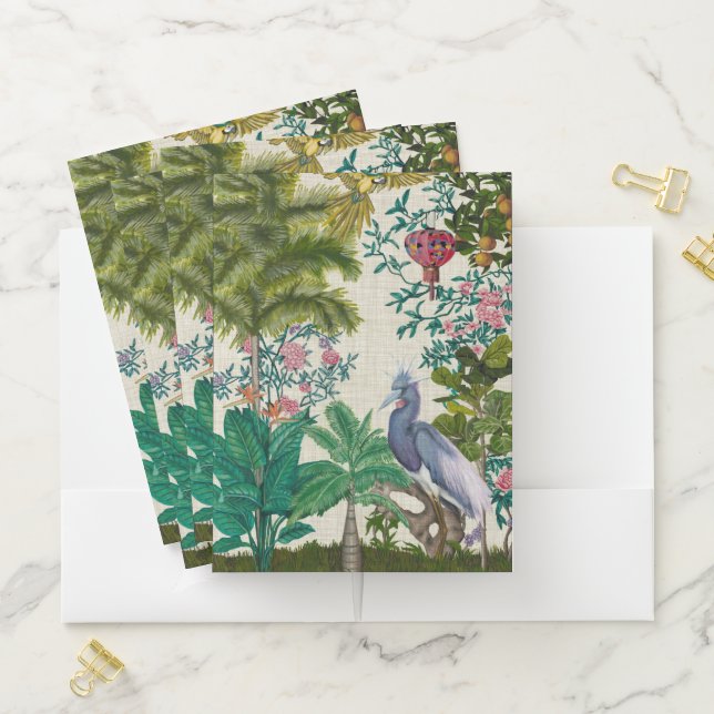 Paradise Chinoiserie Pocket Folder (In Situ)