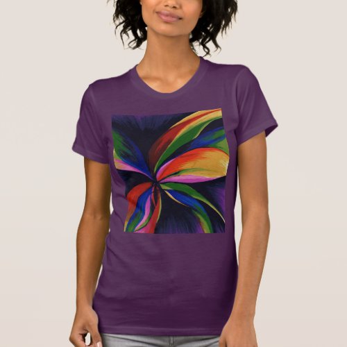 Paradise Colorful Abstract Original Art Shirt