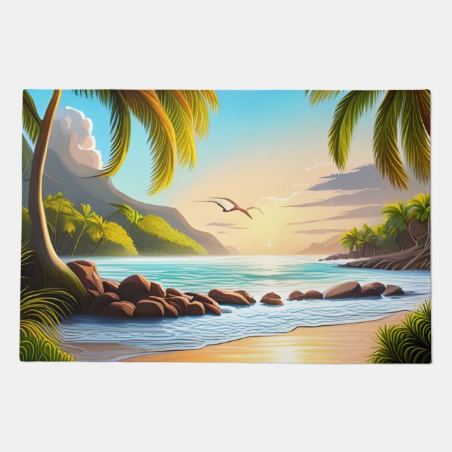 Paradise Cove Doormat (Front)