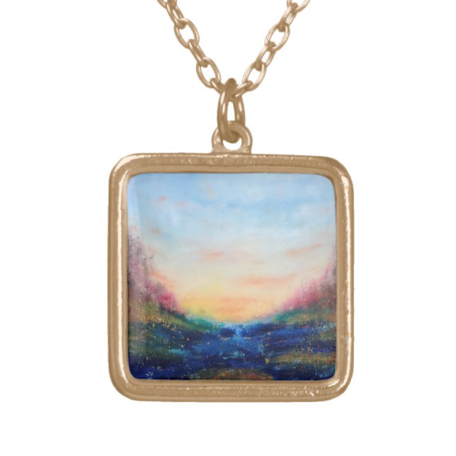 Paradise Cove Gold Plated Necklace (Front)