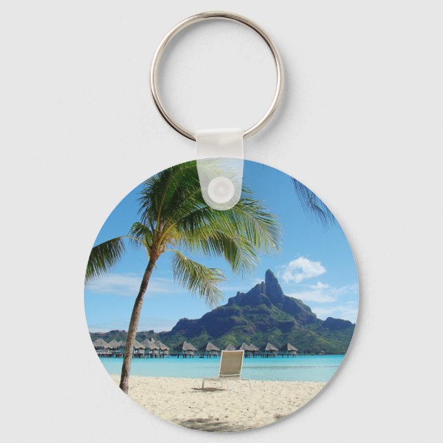 Paradise Does Exist Keychain (Front)