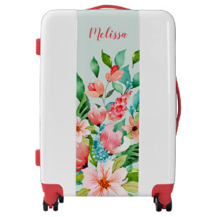 Paradise Floral Monogram Luggage