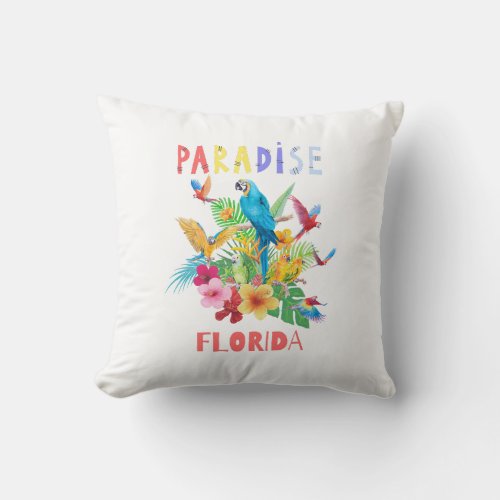 Paradise Florida Accent Pillow