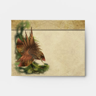 Paradise Flower Fractal Note Envelopes