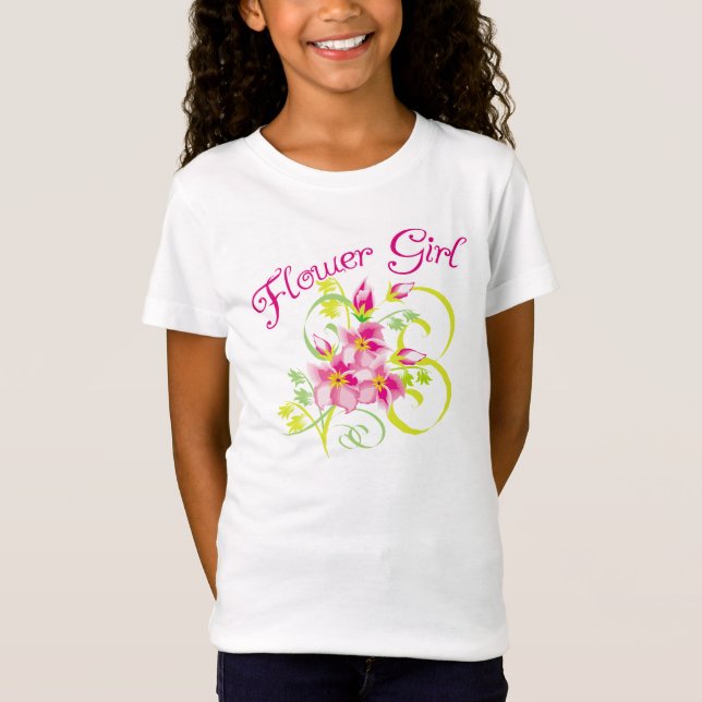 Paradise Flowergirl Tee Shirt (Front)