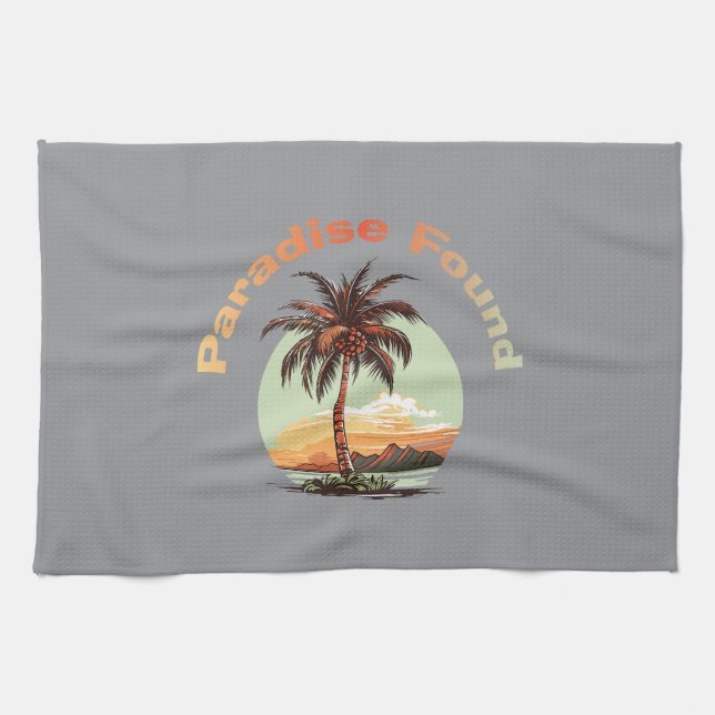 Paradise Found Kitchen Towel (Horizontal)